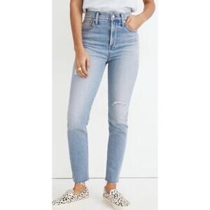 Madewell "The Perfect Vintage Jean" Blue Jeans Size 24P High Rise 90's Vibes